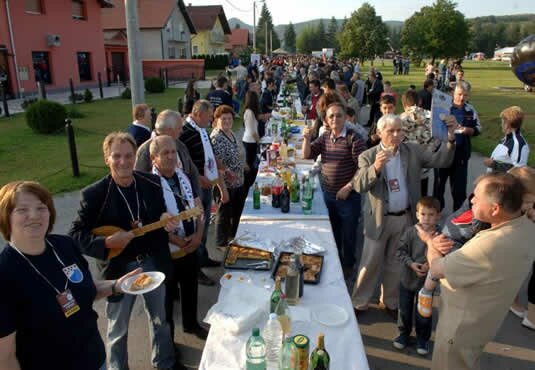 Najduži stol u Hrvata, Velika 2012